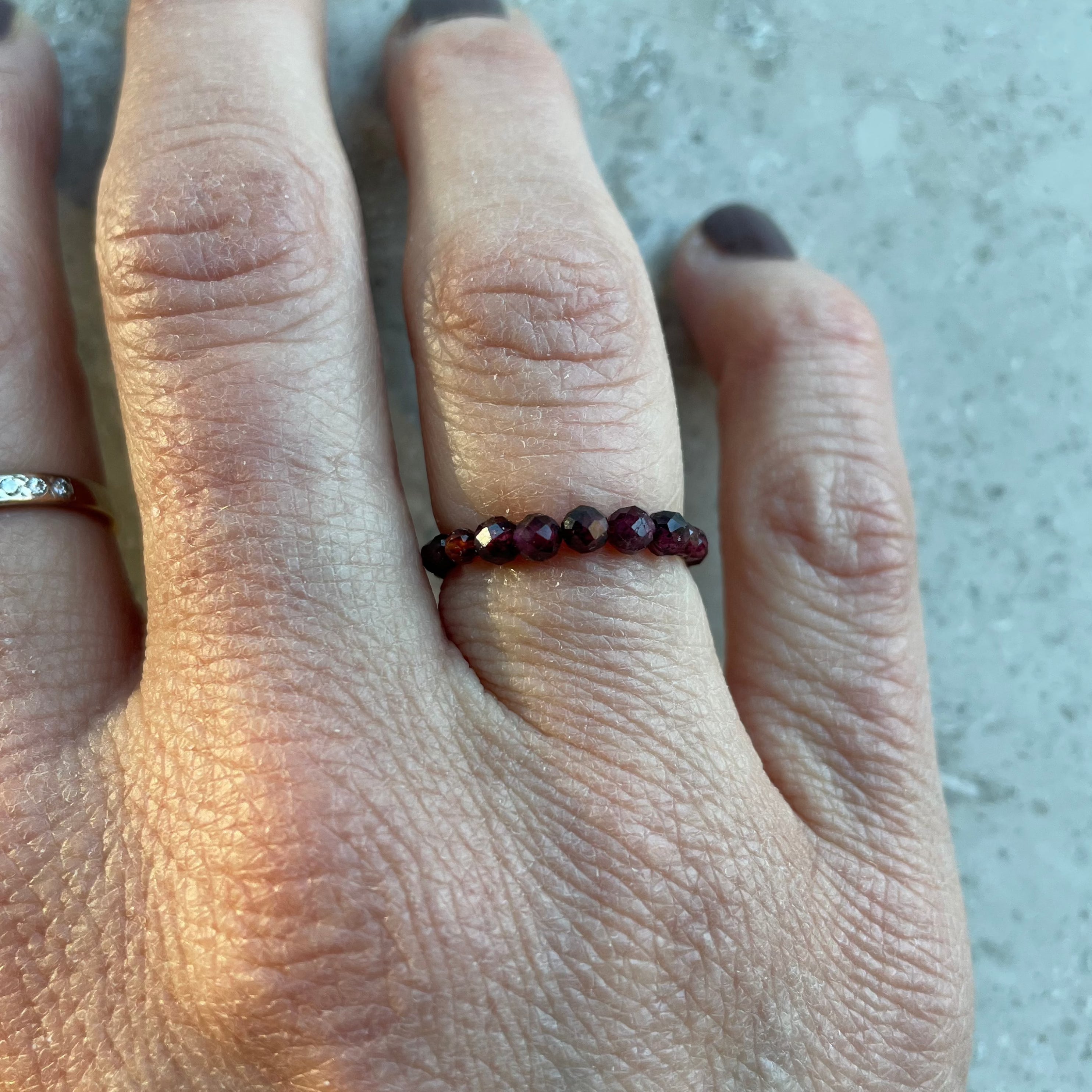 FIERCE Garnet Ring