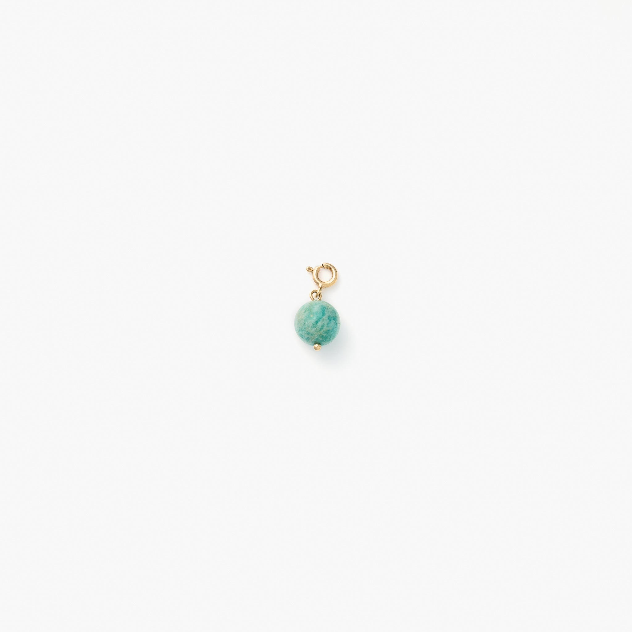 Amazonite charm
