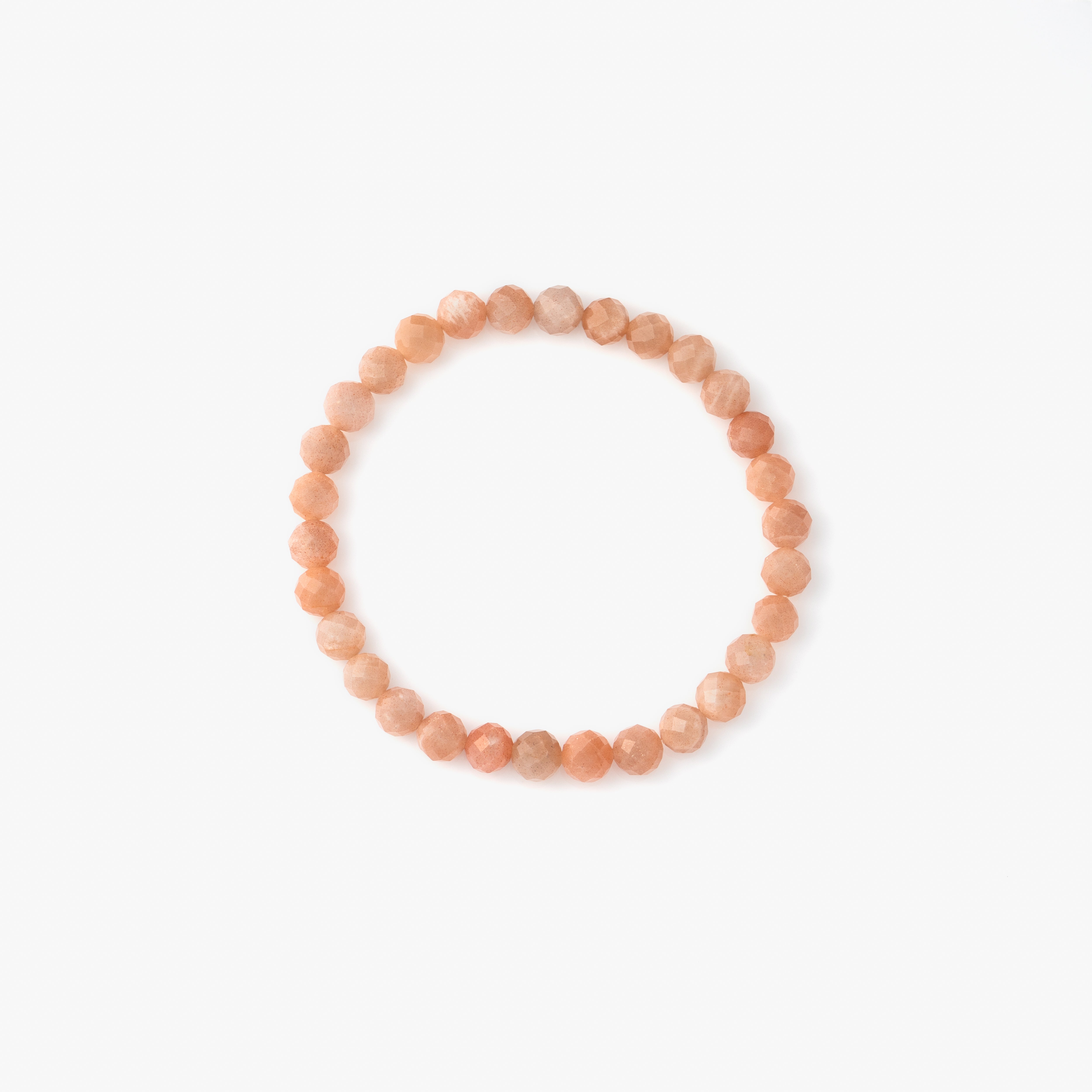 LIONESS Faceted Bracelet Sunstone 6 mm