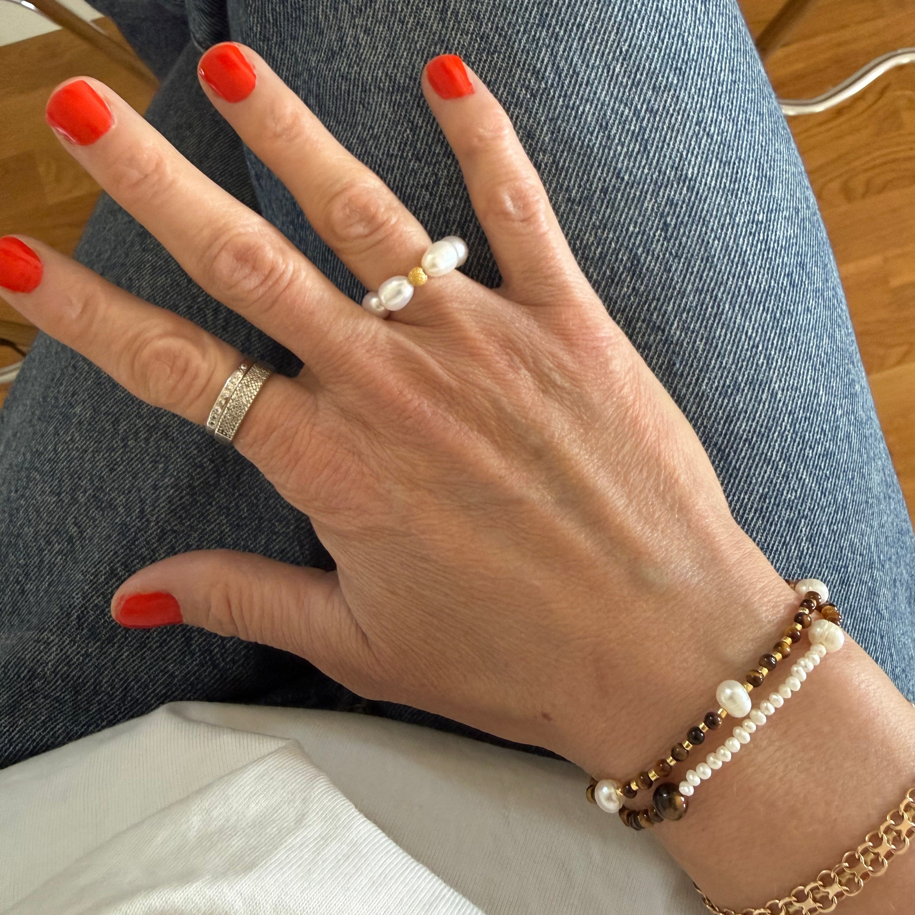 Chunky Pearl Ring