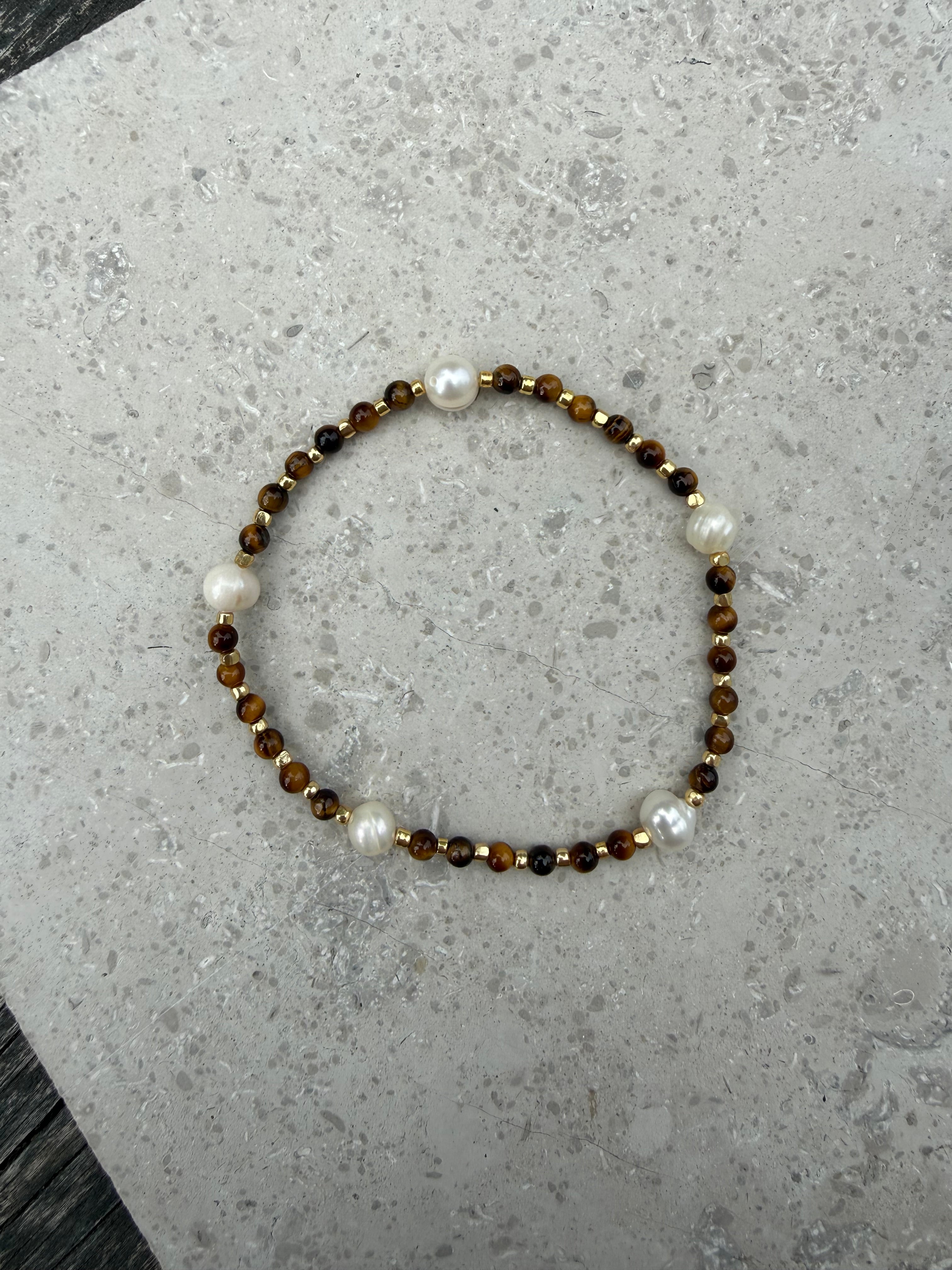 Tiger’s and Pearl bracelet Summer edition
