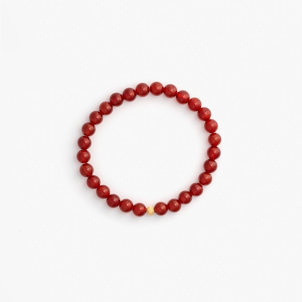 Carnelian Elemental Bracelet 6 mm