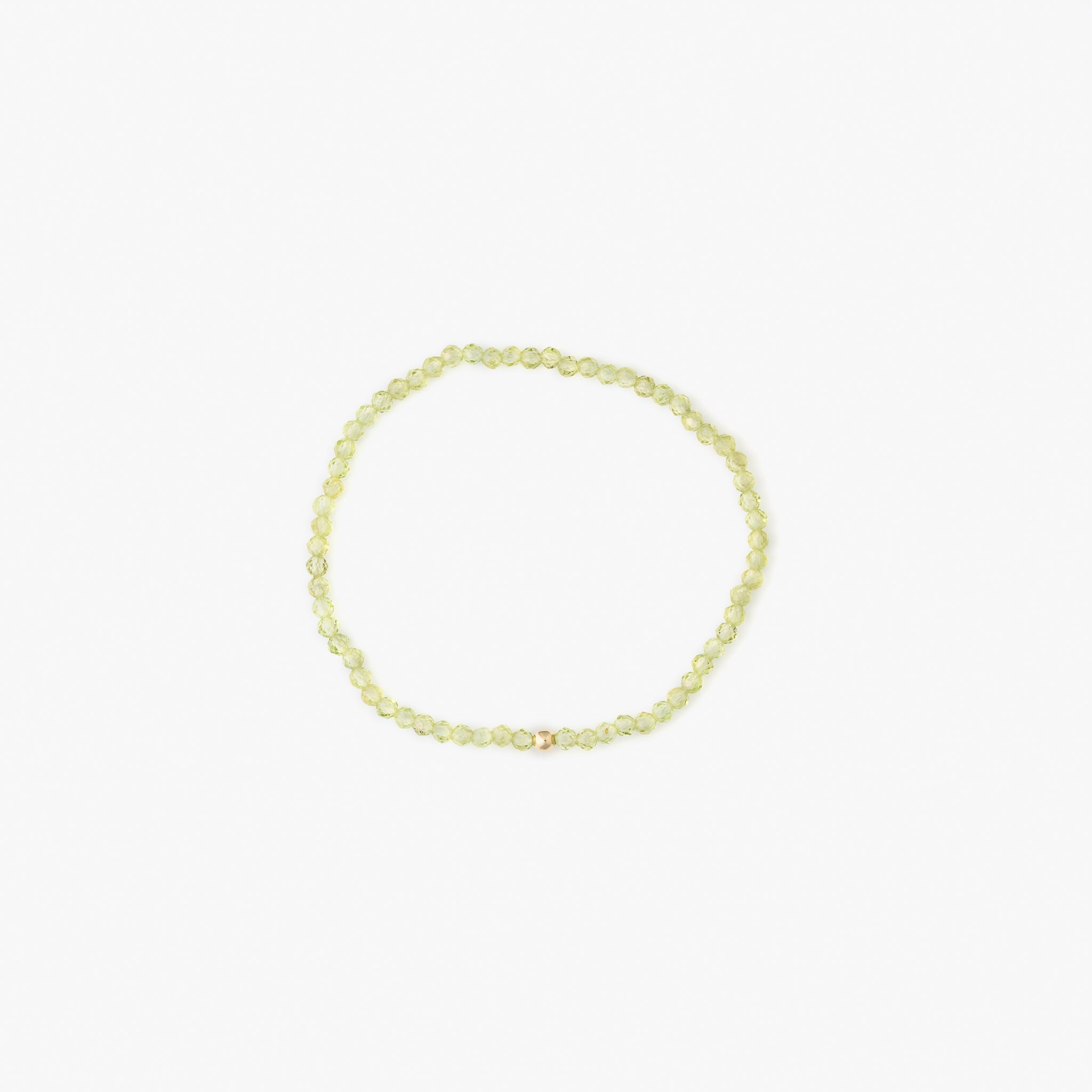 Peridot bracelet