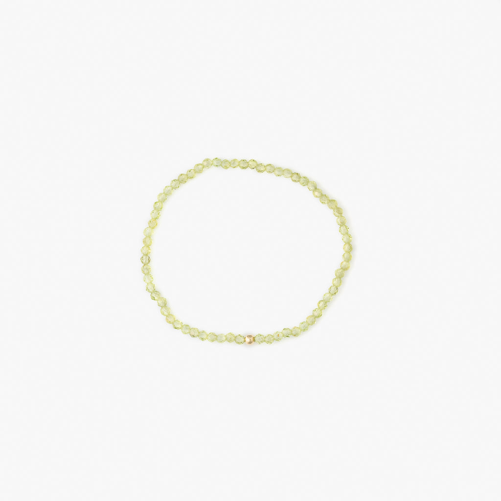 Peridot bracelet
