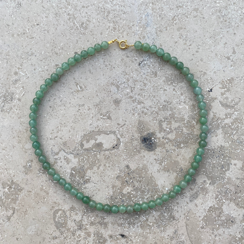 GIMME S’MORE Green Aventurine Necklace